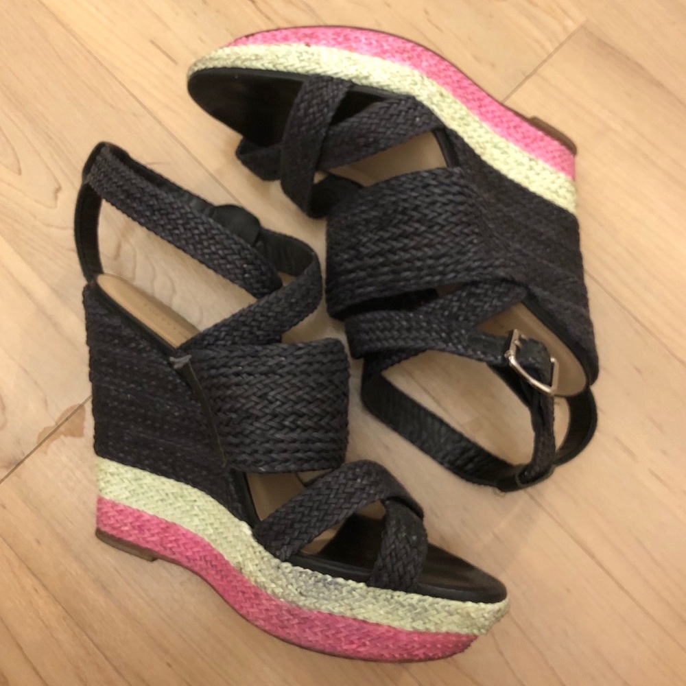 Loeffler Randall Wedge Sandals